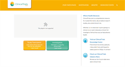Desktop Screenshot of clinicaltrials.com